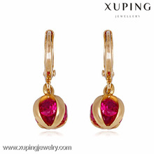 22237 Xuping earrings for women, jewelry gold earrings women